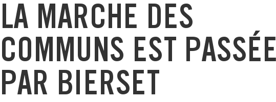 La marche des communs est passée par Bierset